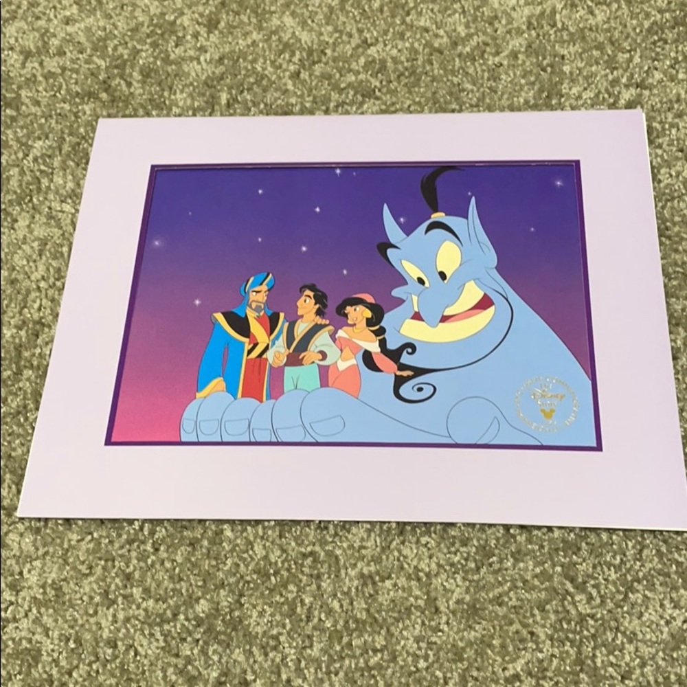 Disney Aladdin King of Thieves Lithograph
